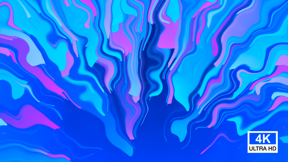 Abstract Colorful Wavy Background 4K