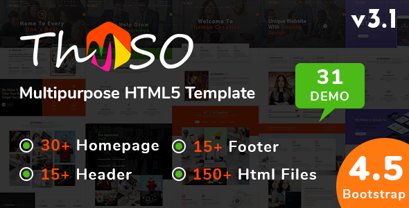 Thomso - Multipurpose Responsive HTML5 Template