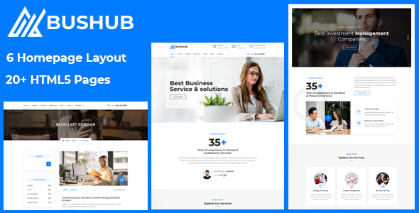 Bushub - Multipurpose Consulting & Business Template