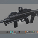 Low-poly Rifle 3D model - 3DOcean Item for Sale