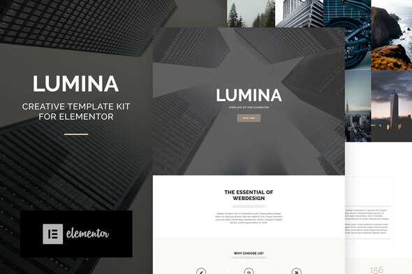 Lumina - Creatives & Business Elementor Template Kit