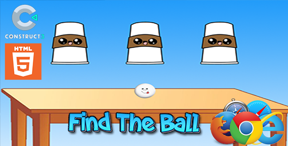 Find The Ball - HTML5 Mobile Game