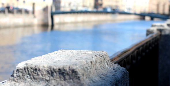 River Embankment Blur