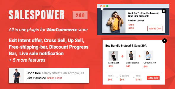 salespower preview image 2 - SalesPower WooCommerce Addon สร้างเว็บไซต์, ปลั๊กอิน เว็บขายของ, ปลั๊กอิน ร้านค้า, ปลั๊กอิน wordpress, ปลั๊กอิน woocommerce, ทำเว็บไซต์, ซื้อปลั๊กอิน, ซื้อ plugin wordpress, wp plugins, wp plug-in, wp, wordpress plugin, WordPress Live Sales Notifications. WooCommerce Live Sale Ticker, WordPress Exit Discount Popup, WordPress Discount Progress Bar, wordpress, WooCommerce Upsell Bundles, woocommerce sale booster, woocommerce plugin, WooCommerce Live Sales Notifications, woocommerce live sales feed, WooCommerce Exit Intent Popup, WooCommerce Exit Discount Popup, WooCommerce Discount Progress Bar, WooCommerce Cross Sell Bundles, WooCommerce Companion, WooCommerce Auto Apply Coupons, woocommerce, SalesPower, plugin ดีๆ, codecanyon