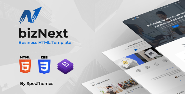 bizNext - Corporate Business Template