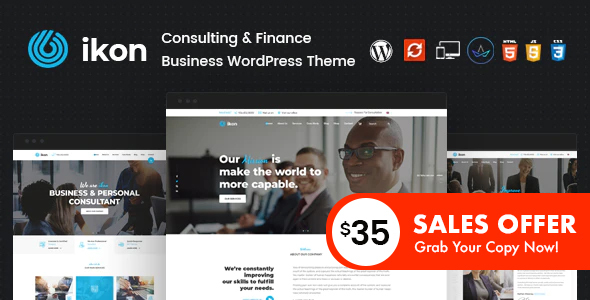 Ikon - Consulting WordPress Theme