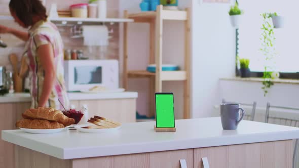 Mobile Phone with Isolated Green Screen / Videohive, Stock footage, Technology