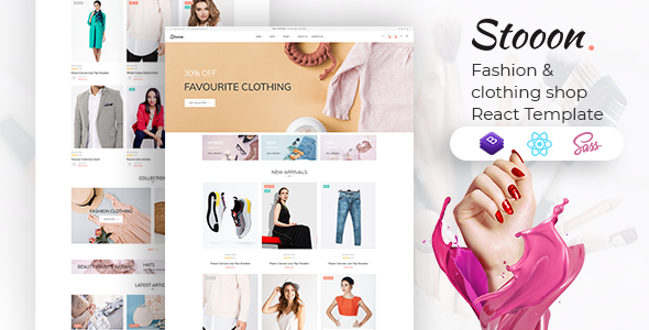 Stooon – Fashion eCommerce React JS Template