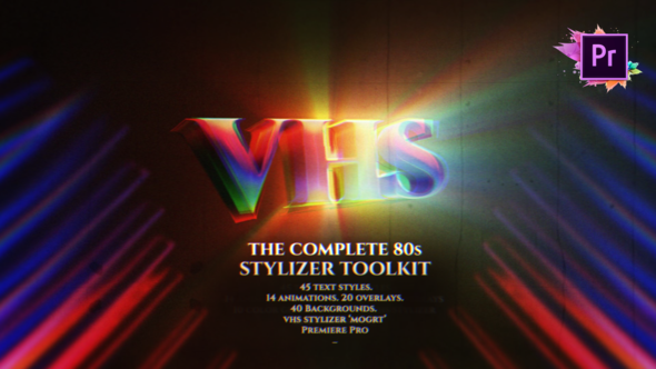The Complete 80's Title Toolkit | Text Maker For Premiere Pro MOGRT