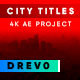 City Titles Sequence/ Cinematic/ Art/Netflix/ Strikes Against Racism/ USA/ Politics/ Police/ Crime I - VideoHive Item for Sale