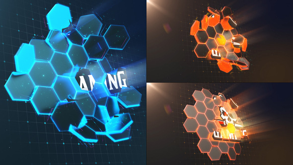 Hi-Tech Hexagons | Logo Reveal alt