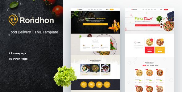 Rondhon - Food Delivery HTML Template