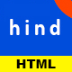 Hind - Multi-Concept Portfolio HTML Template - ThemeForest Item for Sale