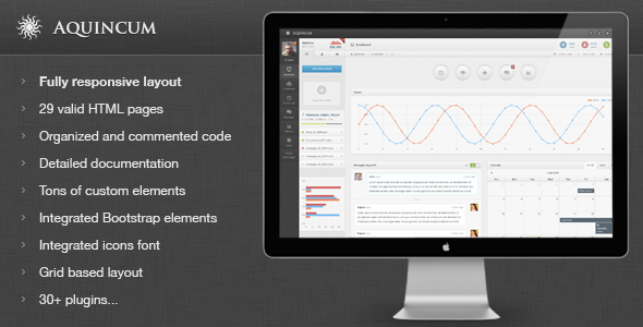 Aquincum - Premium Responsive Admin Template