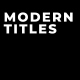Modern Titles - VideoHive Item for Sale