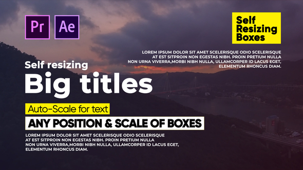 Self-Resizing Big Titles II MOGRT