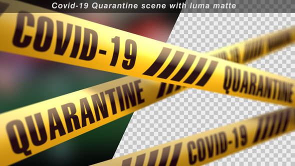 Covid-19 Coronavirus Quarantine Stripes Scene