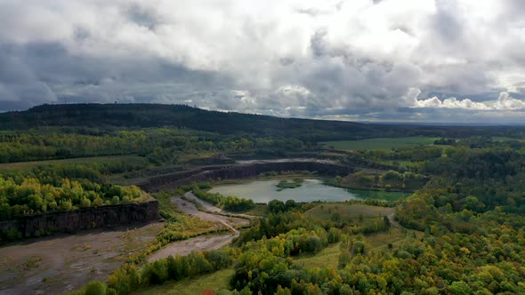 100 Year Old Quarry In Nature Reserve