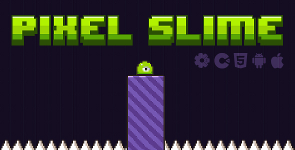 Pixel Slime  - HTML5 Game (Construct 2 & Construct 3)