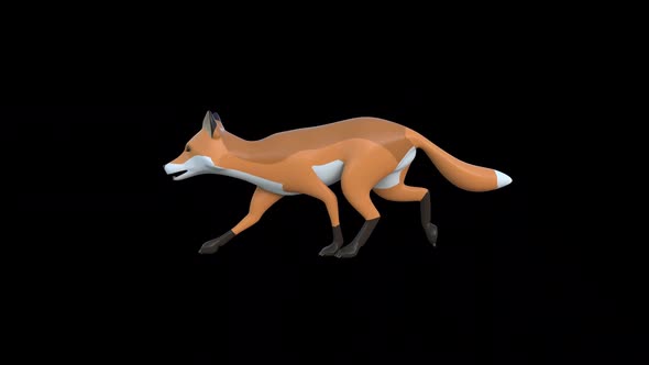 Fox Toy Walking
