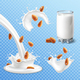 Almond Milk Set - GraphicRiver Item for Sale