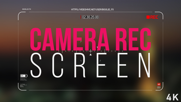 Camera Rec Screen With Alpha Channel