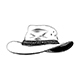 Hand Drawn Sketch Of Western Cowboy Hat - GraphicRiver Item for Sale