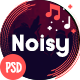 Noisy | Music PSD Template - ThemeForest Item for Sale