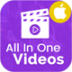 iOS All In One Videos App (DailyMotion,Vimeo,Youtube,Server Videos, Admob with GDPR) - CodeCanyon Item for Sale