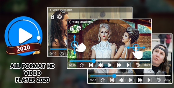 All Format HD Video Player 2020 - Android App + Startapp + Admob + Facebook Integration