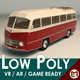 Low Poly Vintage Bus 02 - 3DOcean Item for Sale