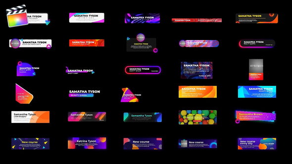 Pop Lower thirds alt