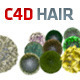 10 Cinema 4D Hair / Grass Materials Pack - 3DOcean Item for Sale
