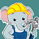 Elephant Mascot Cartoon - GraphicRiver Item for Sale