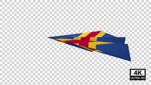 Paper Airplane Of Aland Flag
