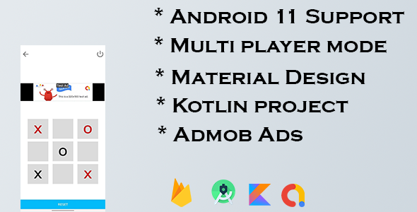 Ultimate TicTacToe Puzzle Game with Admob Ads