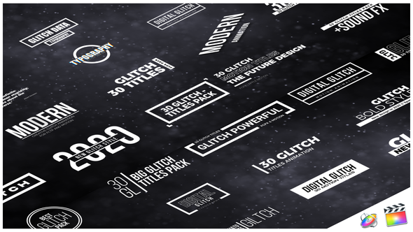 Digital Glitch Titles | Final Cut Pro alt