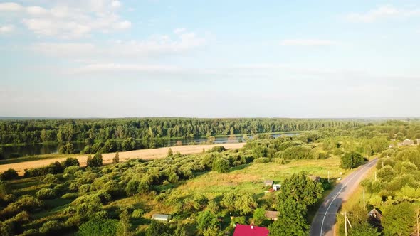 Western Dvina River Near The Villages Of Belikovo And Khotolya  05