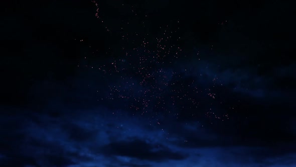 Firework display at night 4k alt