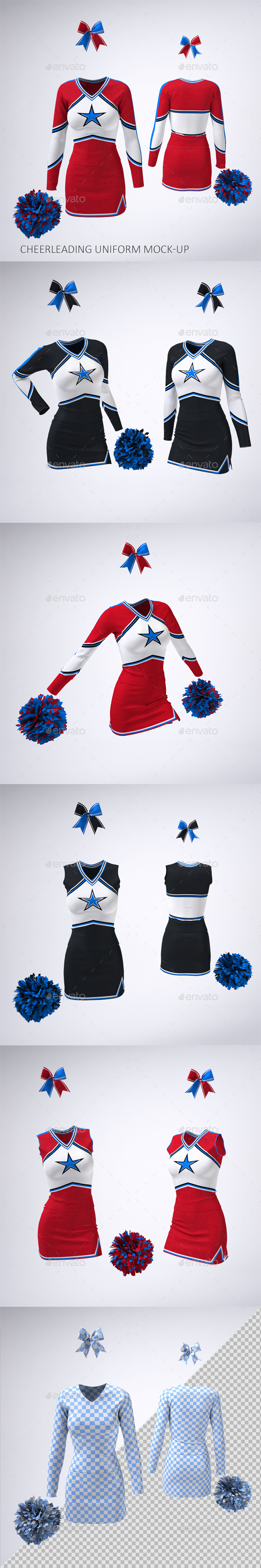 Download Download Cheerleader Costume Mockup Side View Gif ...