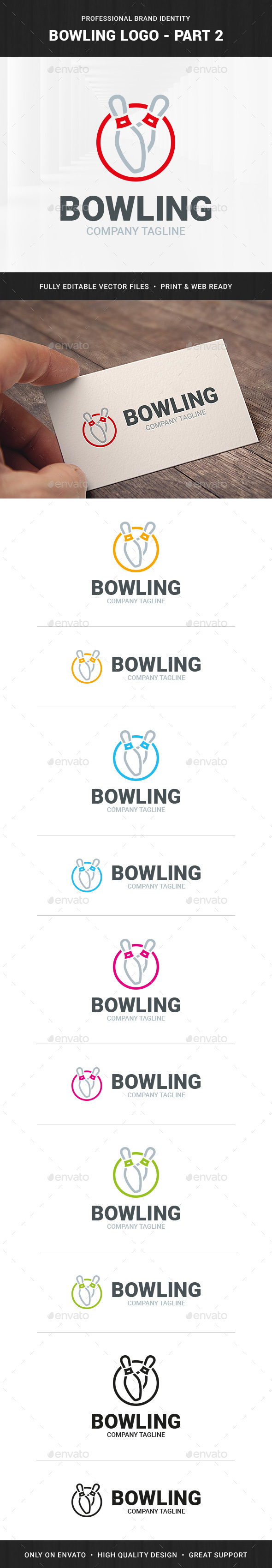 Bowling Logo Template - Part 2