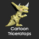 Cartoon Triceratops - 3DOcean Item for Sale