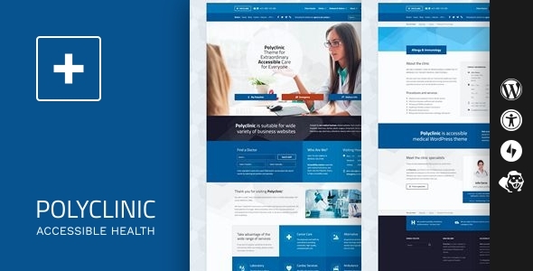 Polyclinic - Accessible Medical WordPress Theme