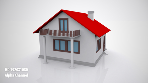 3D Construction House - Door Open V2 alt