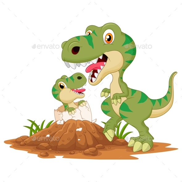 Cartoon Tyrannosaurus