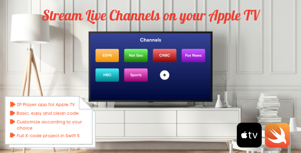 Stream live Channels On Your Apple TV