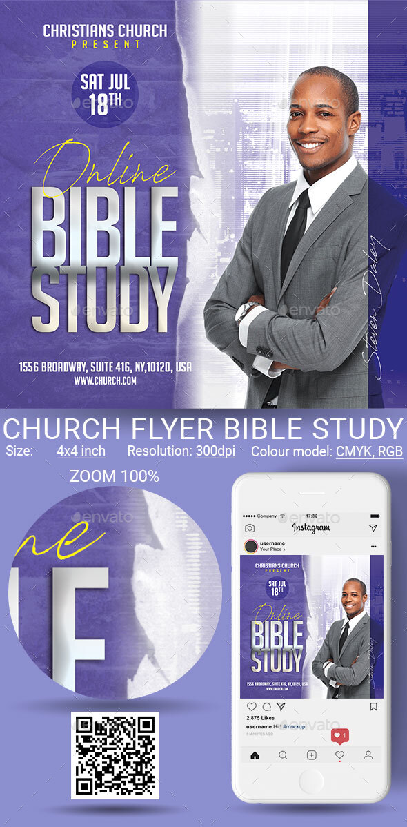 Church Flyer Bible Study