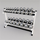 Gym Dumbell Set - 3DOcean Item for Sale