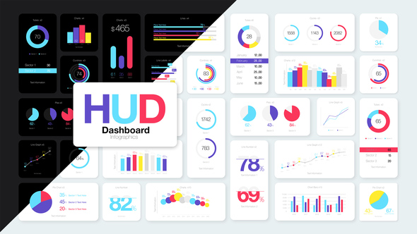 HUD Dashboard Infographics