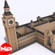Big Ben and The House of Parliament London Landmark - 3DOcean Item for Sale